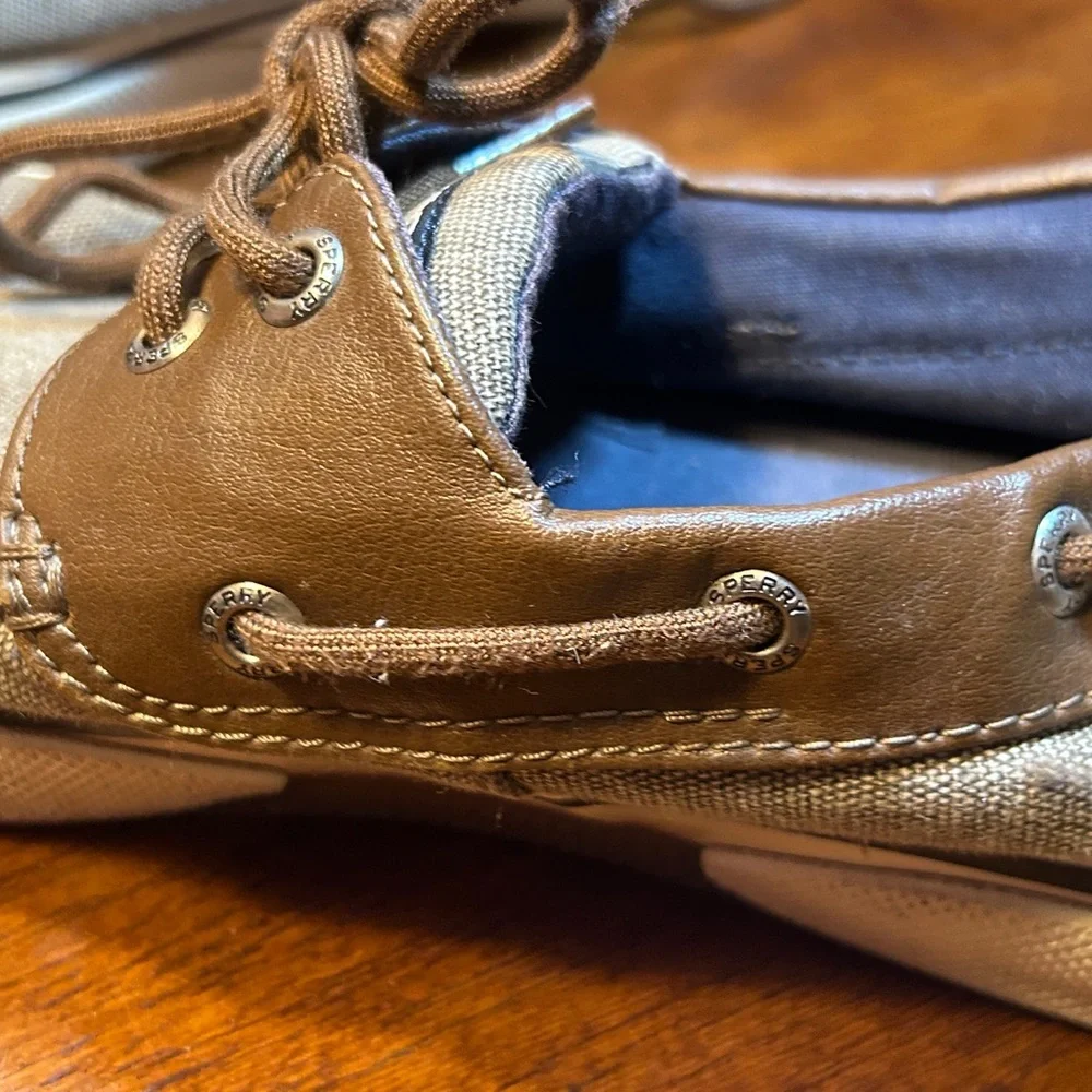 Sperry Men's Brown and Gray Boat Shoes